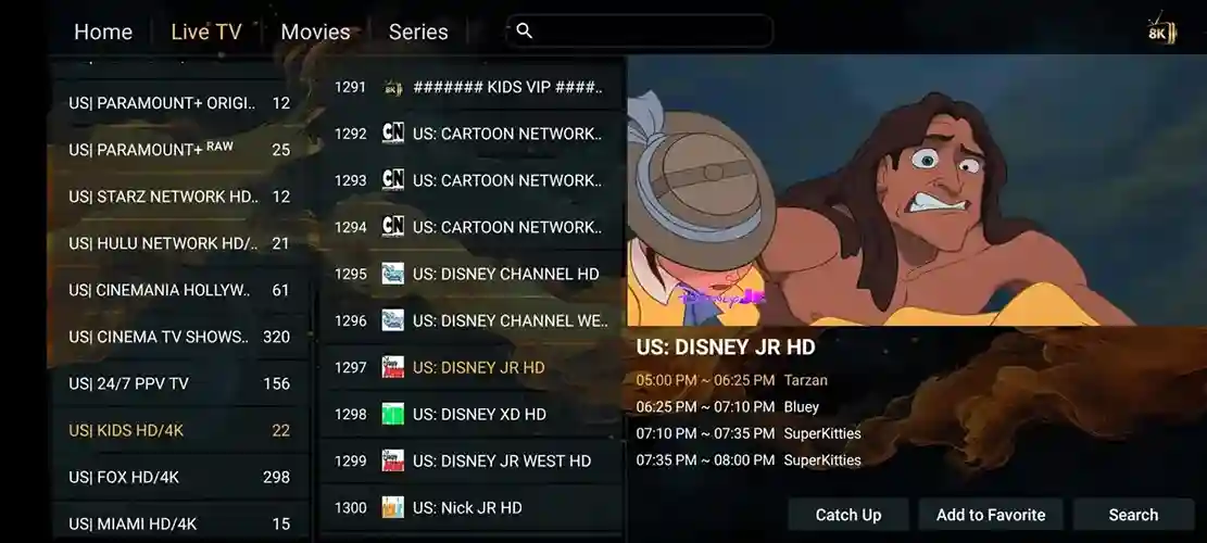 Preview 2 - Boss IPTV Premium IPTV Subscription